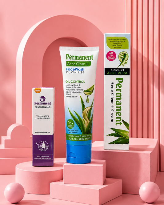 Permanent Aloe Vera Acne Clear+ Cream